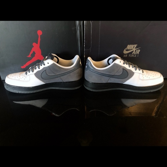 Nike Air Force 1 Premium, Suede grey/white/black. - Picture 6 of 8